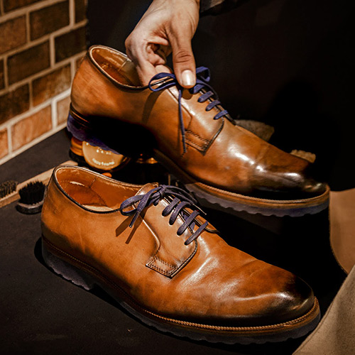 Sapato de Couro bem tratado